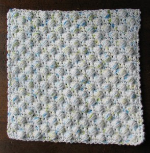 crochet dishcloth patterns - free ball stitch pattern by Ambassador Crochet
