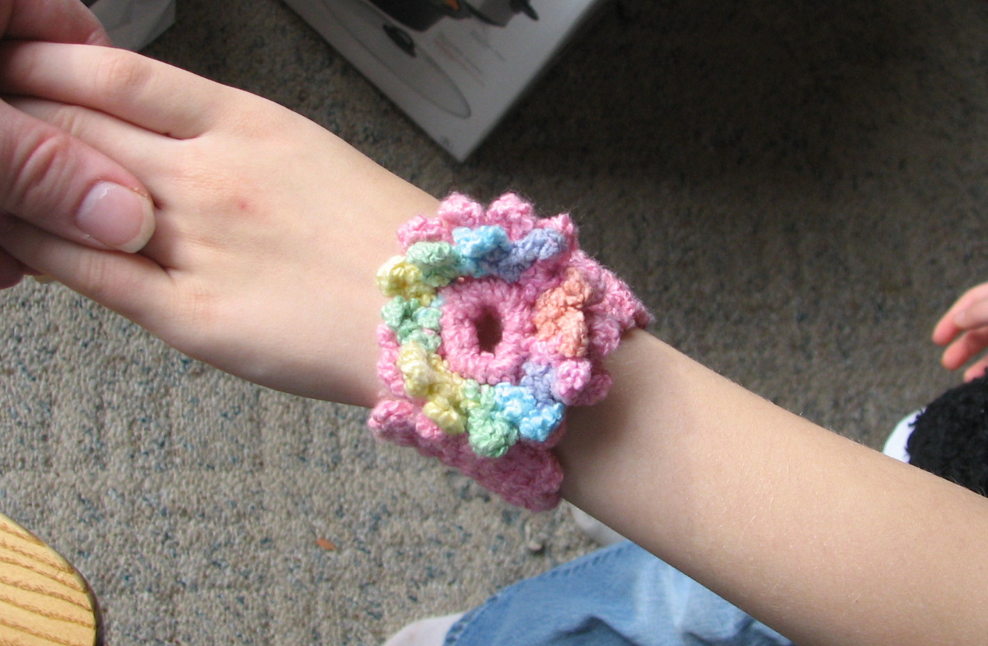 Easy To Crochet Cord Bracelet | Crochet bracelet pattern, Crochet cord,  Bracelet patterns