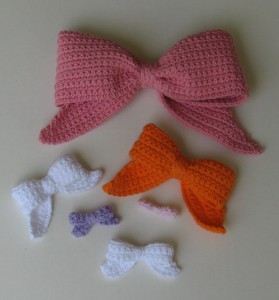 Crocheted Bows