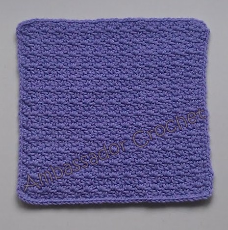 Afghan Crochet Stitch - Learn how to crochet