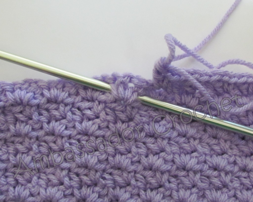 Crocheted Wattle Stitch