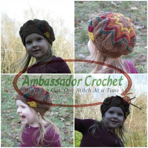 Ripple Slouchy crochet pattern - child