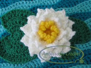 Crochet Lily Pad & Water Lily