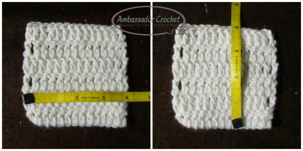 Your crochet gauge is important and here's why...