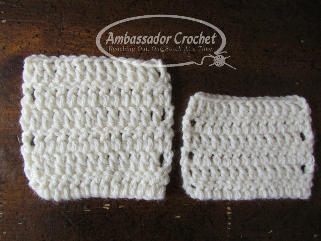 Your crochet gauge is important and here's why....