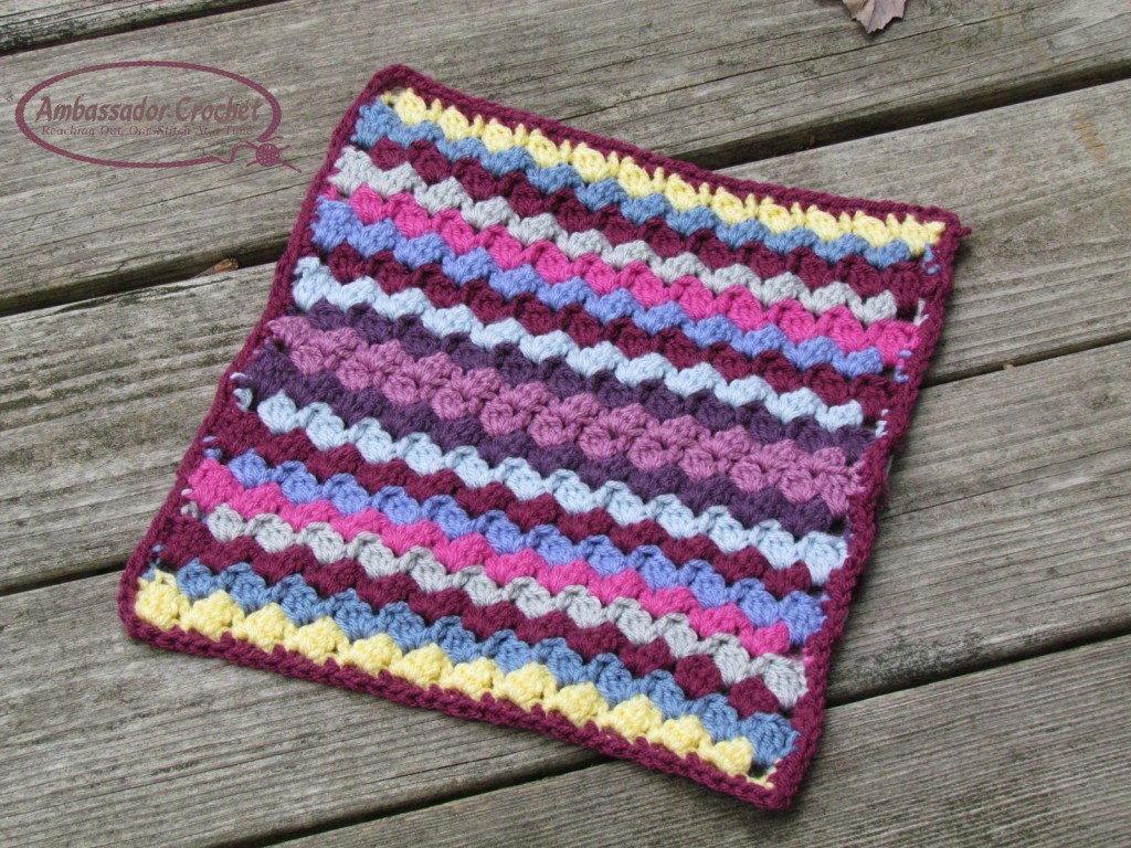 Colorburst Clusters Afghan Square