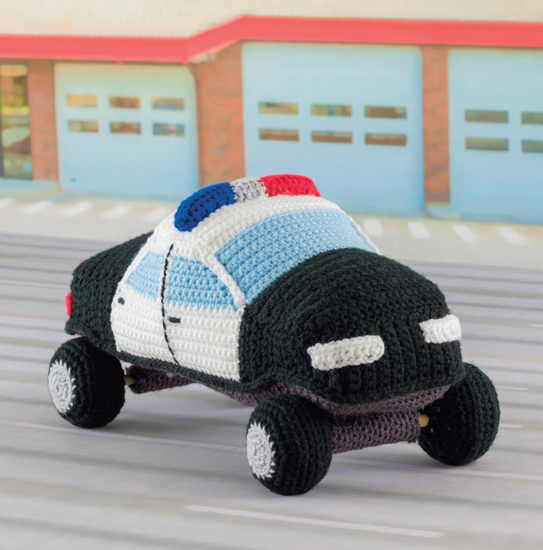 police car crochet pattern