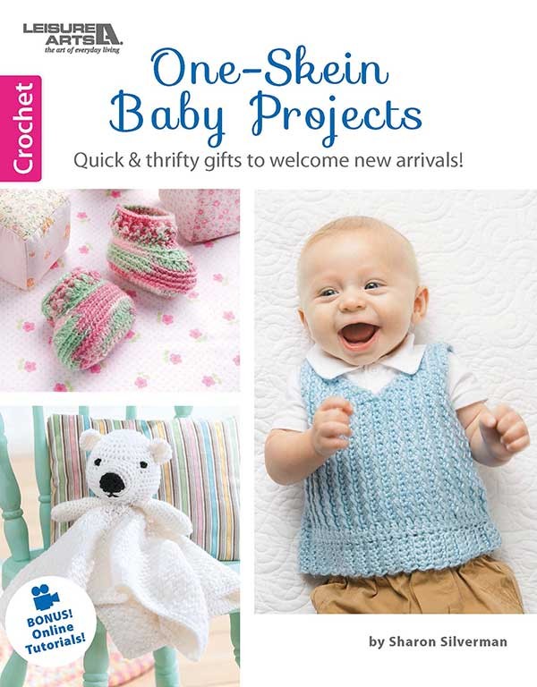 One Skein Baby Projects by Sharon Silverman - book review & giveaway