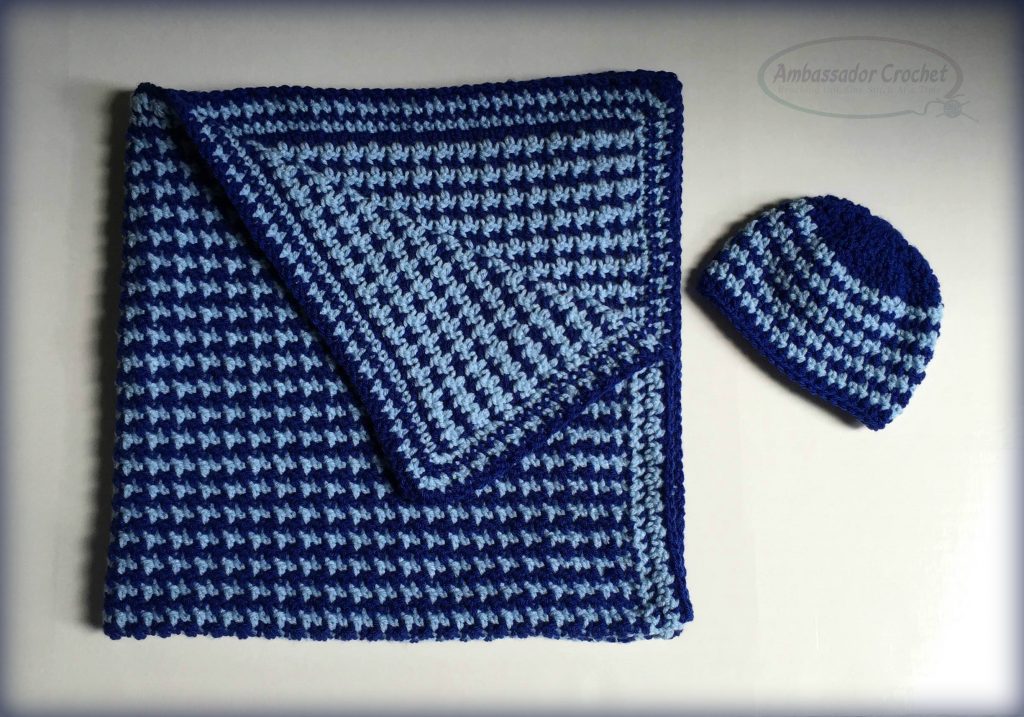 Baby Heartbeat - Reversible Blanket Crochet Pattern - $3.50 pattern by Ambassador Crochet