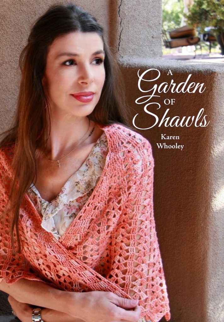 A Garden of Shawls by Karen Whooley - Crochet pattern book review & giveaway by Ambassador Crochet.