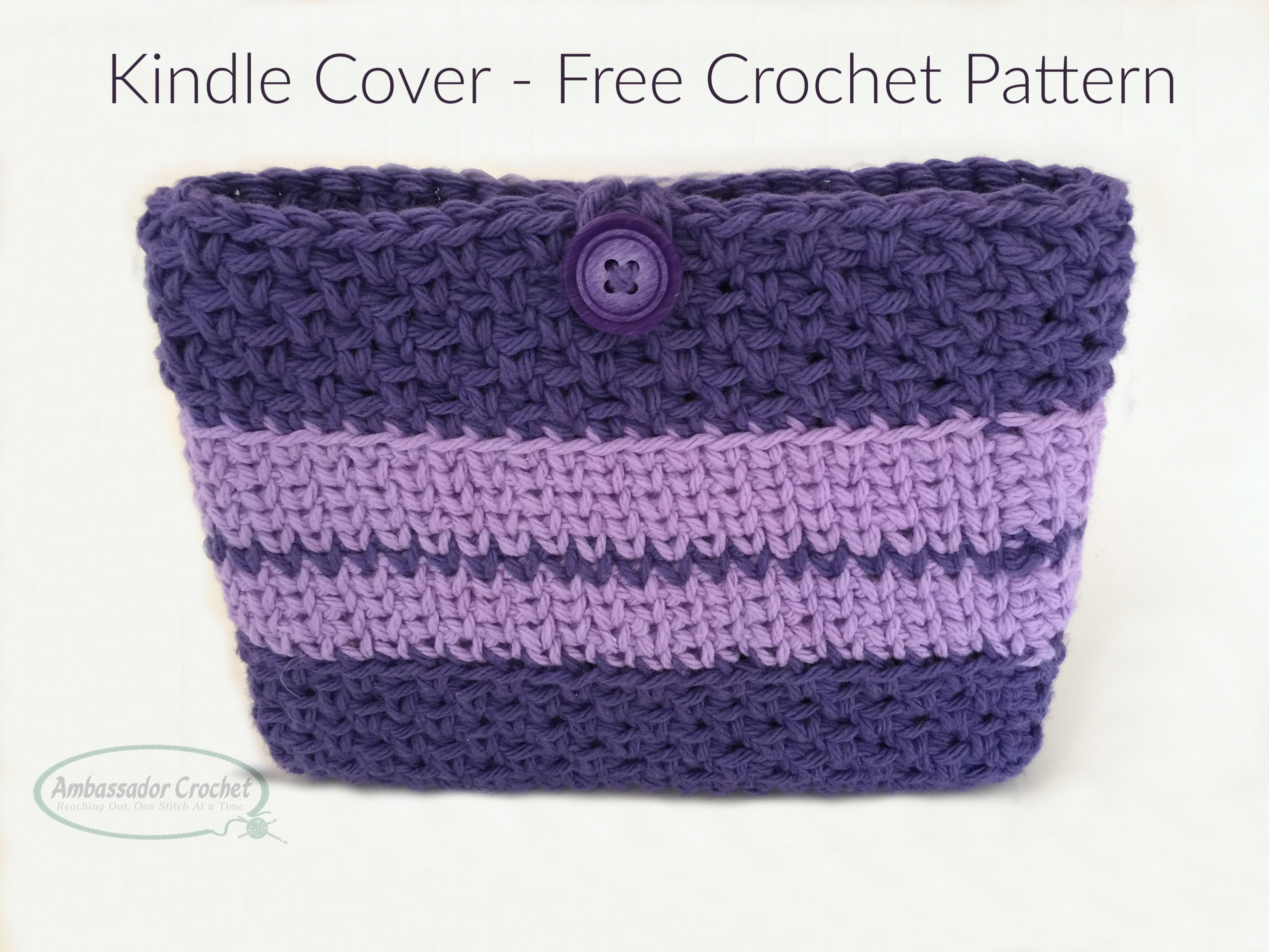 Kindle Cover Free Crochet Pattern - Ambassador Crochet
