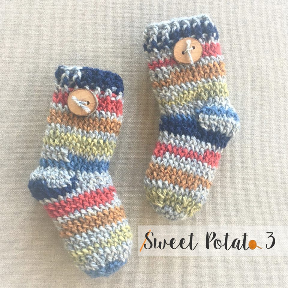 Newborn socks by Sweet Potato 3