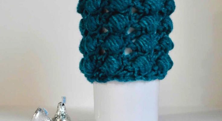 Berry Bliss Coffee Cozy Crochet Pattern