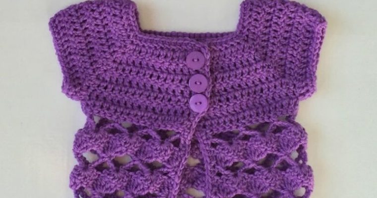 Baby’s Summer Sweater Set – Free Crochet Pattern