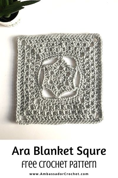 Ara Blanket Square - Crochet - Crochet