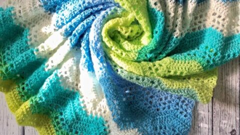 Image for Ripple Baby Blanket Pattern Crochet Pattern Crochet Blanket | Etsy
