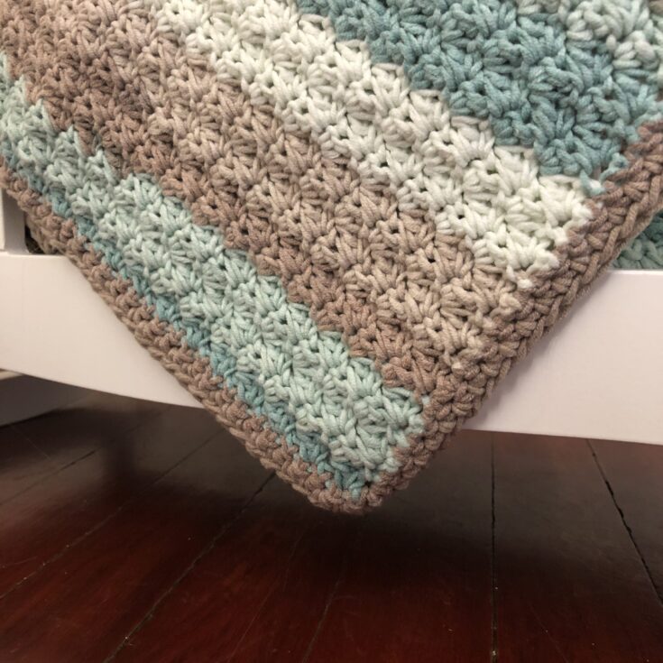 Image for Sand & Sea Baby Blanket Free Crochet Pattern