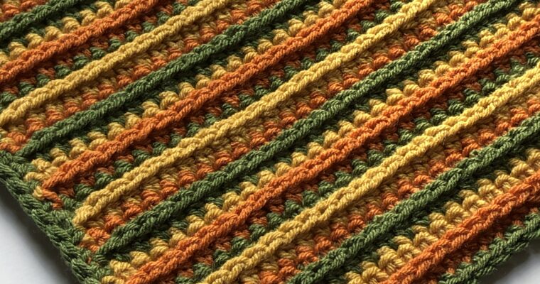 Fall Harvest Blanket Square – A Free Pattern