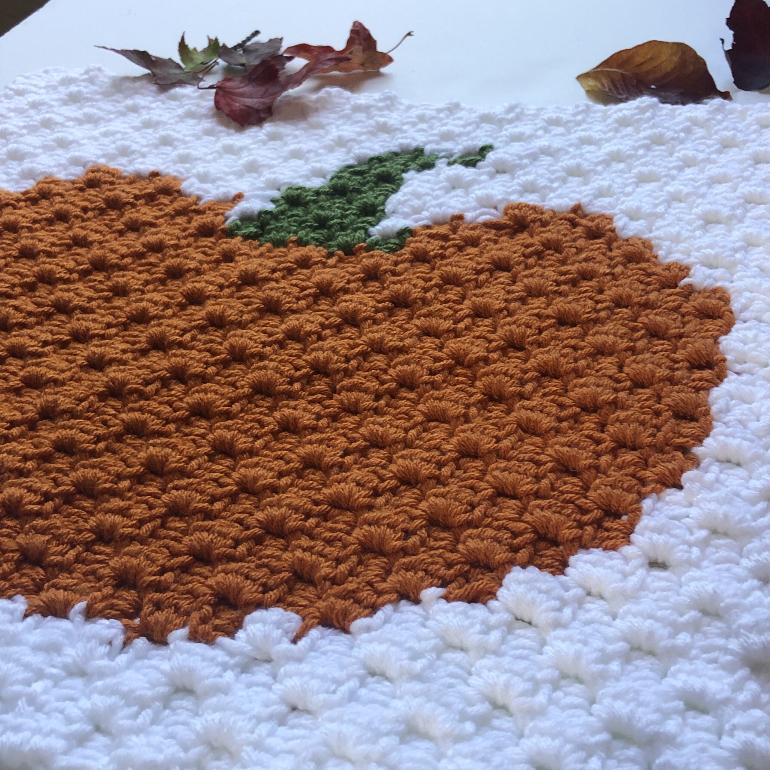 Pumpkin Blanket Square Crochet Pattern Ambassador Crochet