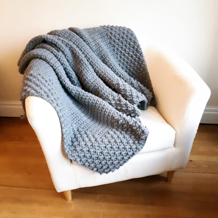 Image for "FAITH" CHUNKY CROCHET BLANKET - Free Pattern