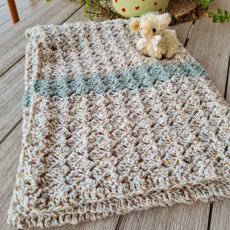 Image for Crochet Baby Blanket Pattern: The Harvest Baby Blanket