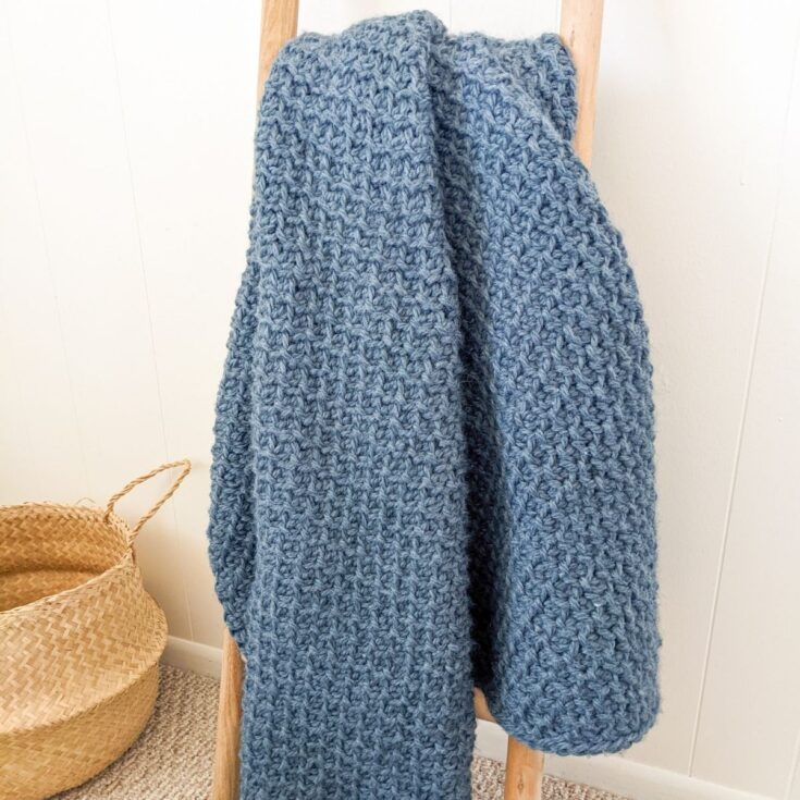 Image for Tunisian Crochet Honeycomb Stitch Blanket – Free Pattern