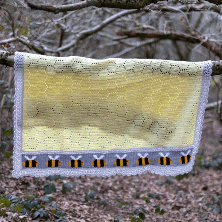 Image for The Waggle Dance Bee Blanket