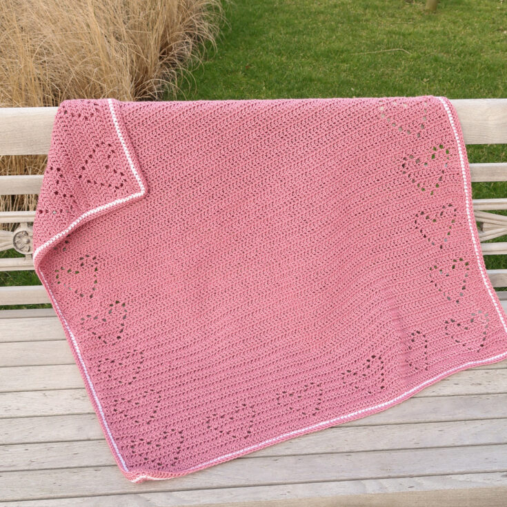 Image for Hearts Baby Blanket