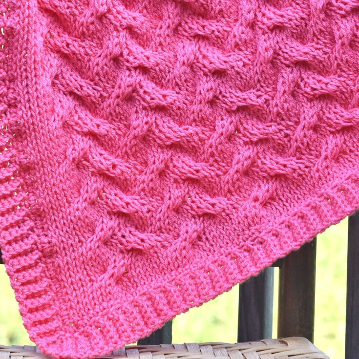 Image for Wandering Cables Crochet Baby Blanket - Make It Crochet