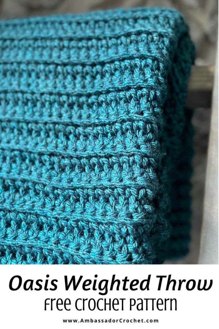 Easy Crochet Blanket Pattern {Free} Ambassador Crochet