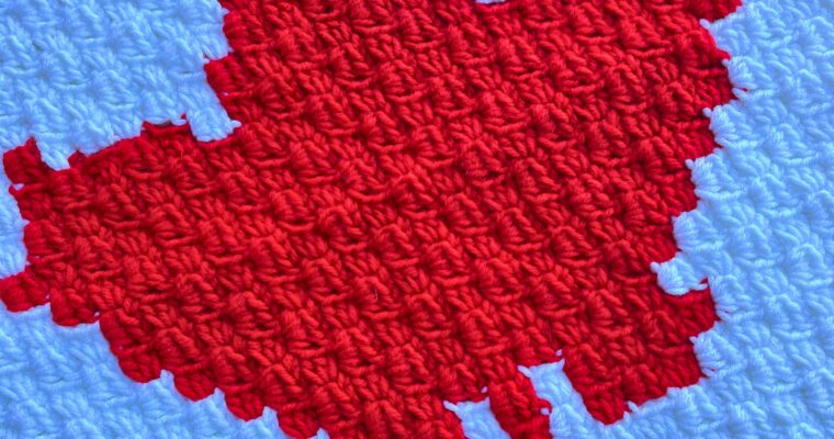 Maple Leaf Crochet Pattern – Free Blanket Square