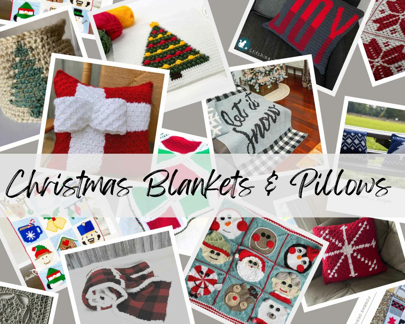 Crochet Christmas Blankets & Pillow Patterns Ambassador Crochet