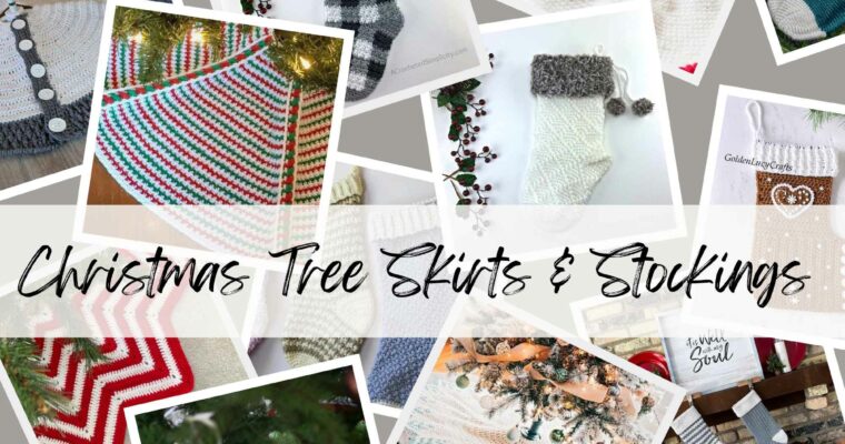 Christmas Tree Skirts & Stocking Crochet Patterns