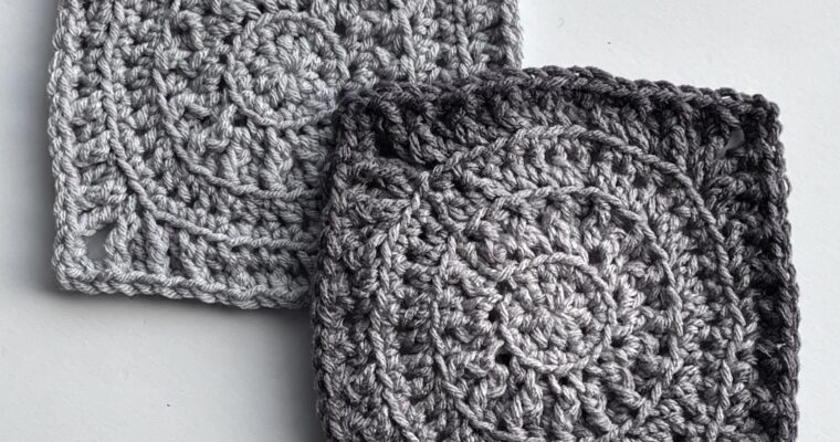 Sundial Crochet Blanket Square {Free Pattern}