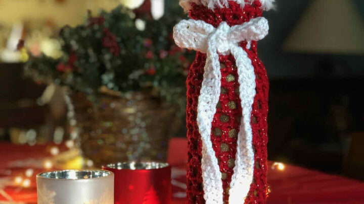 Image for Christmas Wine Bottle Sleeve