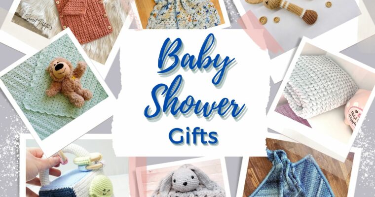 Crochet baby gifts that are perfect for a baby shower