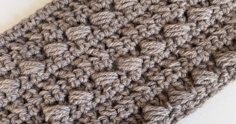 How to Work a Puff Stitch & X-Stitch Crochet Pattern