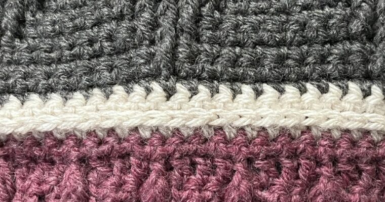 How to Crochet Camel Stitch to Separate Stitches in a Sampler Blanket