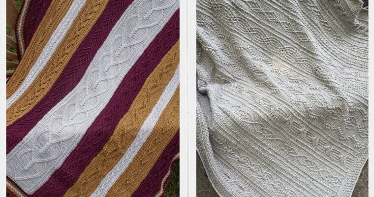 LEARN HOW TO CROCHET CABLES WITH THE ADVENTURE IN CABLES BLANKET CAL