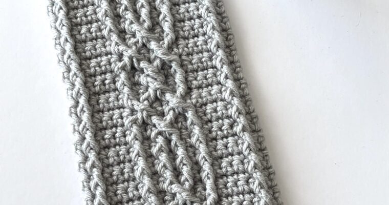Learn How to Crochet the Emerald Fields Cable Pattern