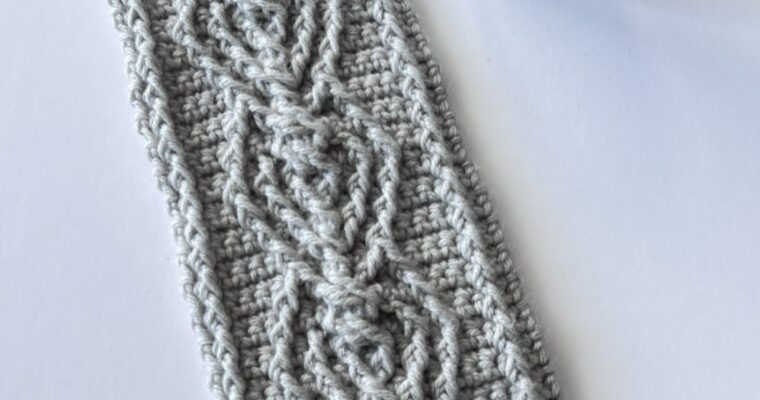 Learn How to Crochet the Cliffside Summit Cable Pattern