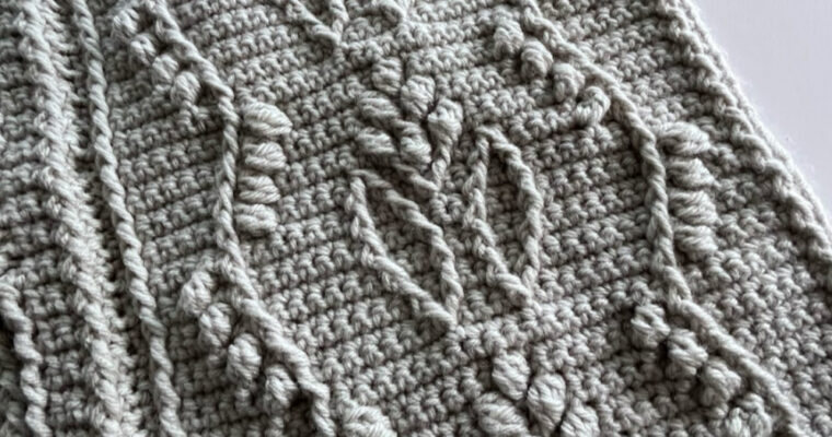 Learn How to Crochet the Castle Gardens Cable Pattern