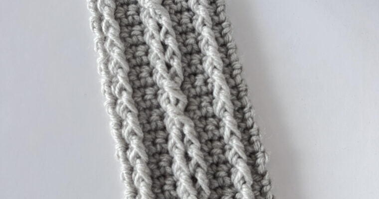 Learn How to Crochet the Mespil Roads Mini Cable Pattern