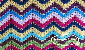 The Ripple Scrap Blanket Pattern is a Great Way to Use Up Scrap Yarn
