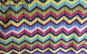 The Ripple Scrap Blanket Pattern is a Great Way to Use Up Scrap Yarn