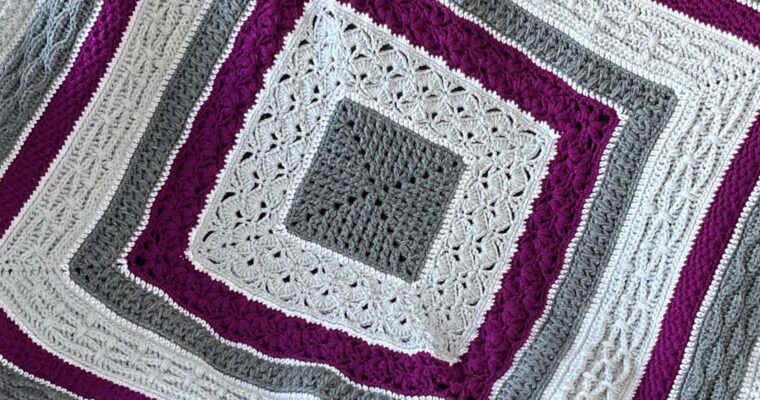 Create: The Textured & Stitch Combinations Crochet Blanket Pattern (Stitch Sampler in the Round)