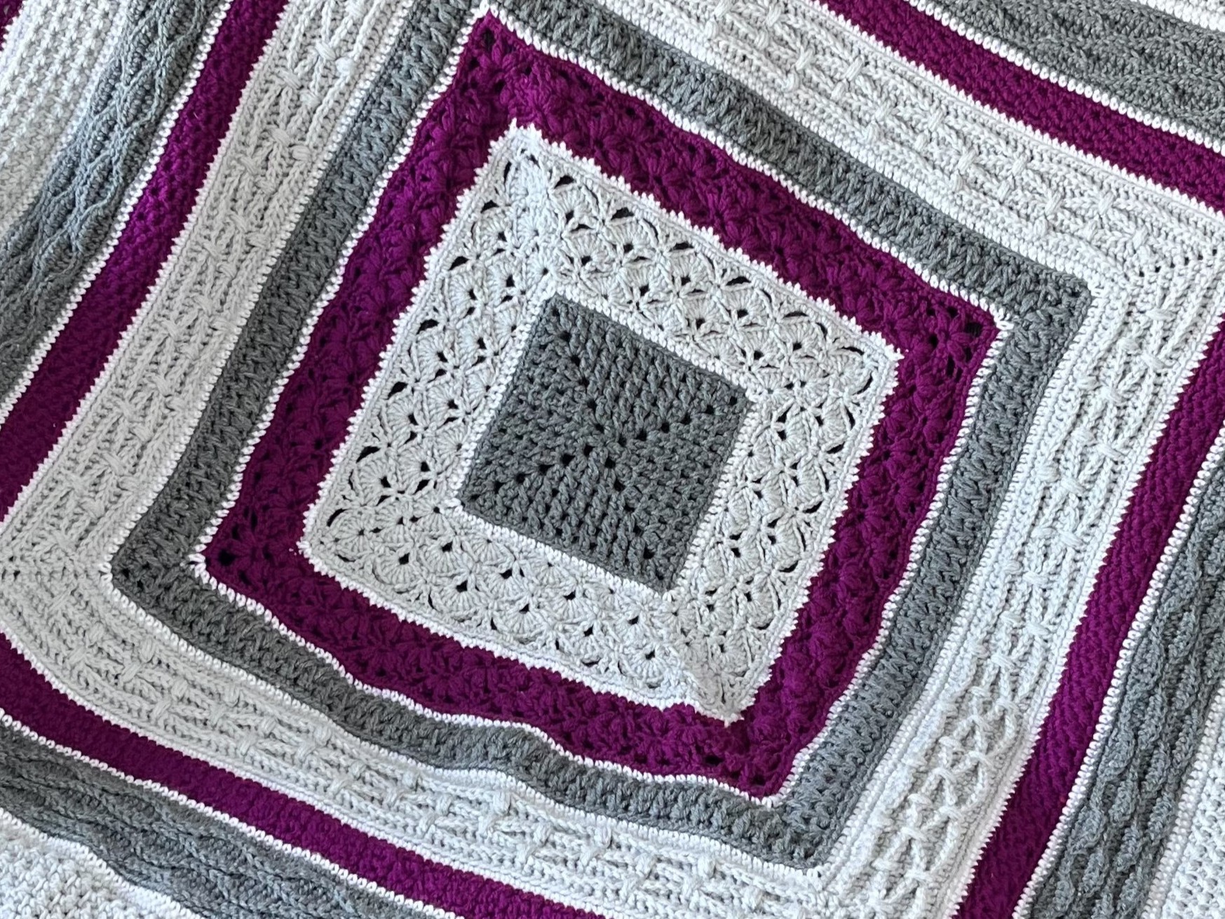 Create: The Textured & Stitch Combinations Crochet Blanket Pattern ...