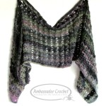 Majestic Ivy shawl pattern by Ambassador Crochet - $3.95